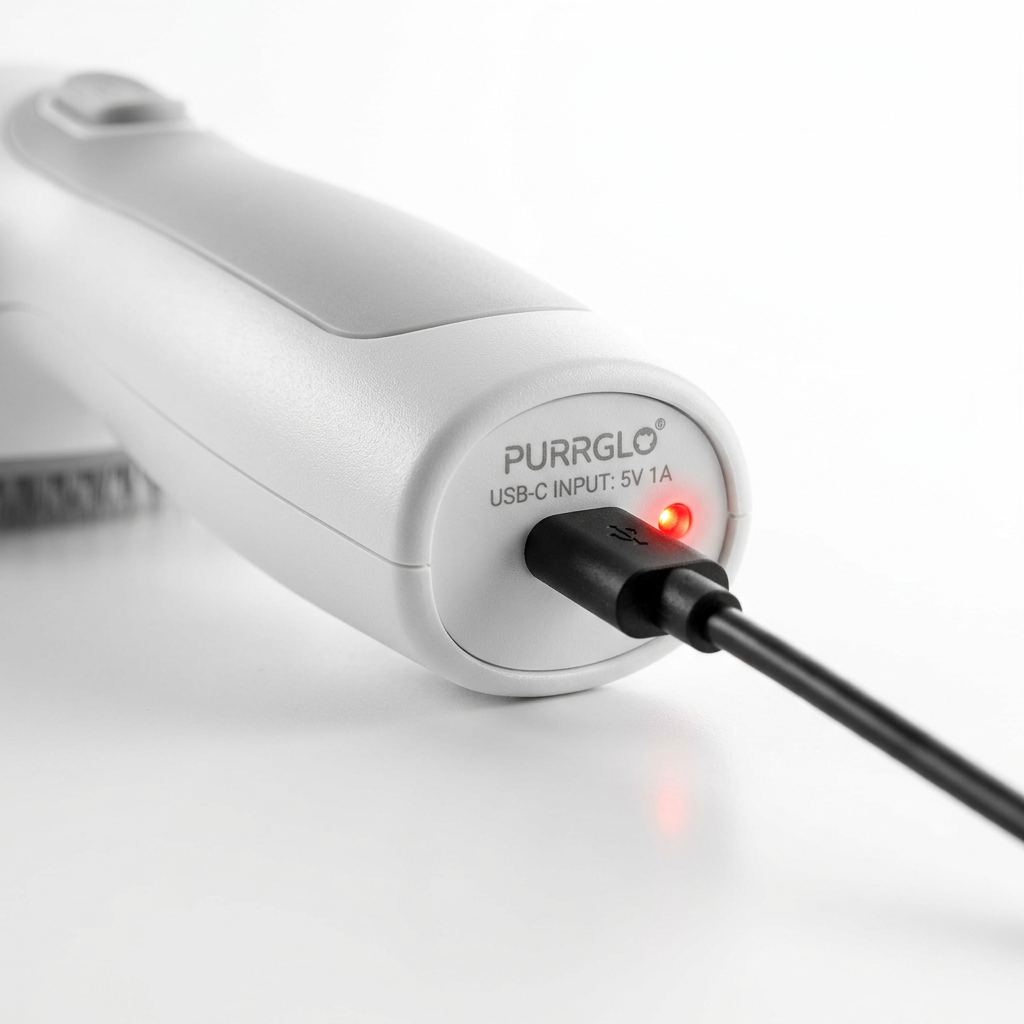 Steam brush USB charging
